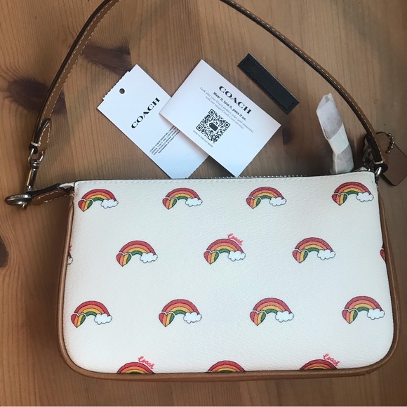 🌈 Coach Nolita 19 With Rainbow Print - Picture 11 of 12
